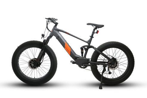 Eunorau DEFENDER-S Full Suspension Dual Motor/Battery Fat-Tire E-Bike*