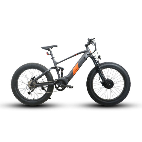 Eunorau DEFENDER-S Full Suspension Dual Motor/Battery Fat-Tire E-Bike*